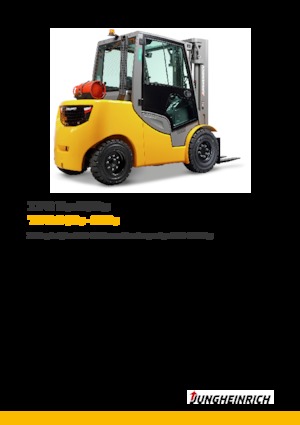 Chariots élevateurs frontaux à gaz Jungheinrich TFG S50s