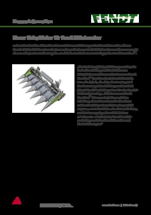 Moissonneuse-batteuses à barres de coupe maïs Fendt CornFlow 8Reihen 70cm