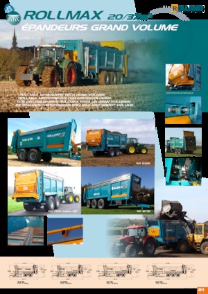Épandeurs à fumier Rolland RX 6325