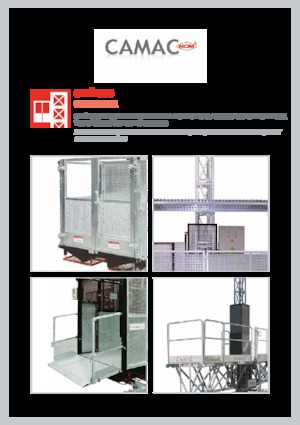 Nacelles grimpantes à mâts CAMAC Camac 1500