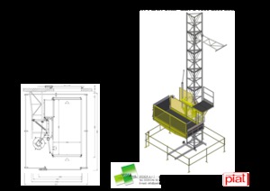 Ascenseurs industriels Piat EL PC 1500