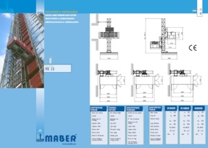 Ascenseurs industriels Maber MB 20