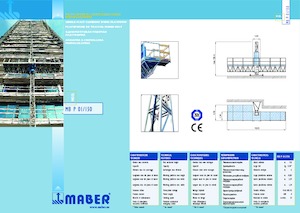 Nacelles grimpantes à mâts Maber MB P 01/150 