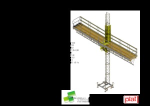 Nacelles grimpantes à mâts Piat P 3000 S CE