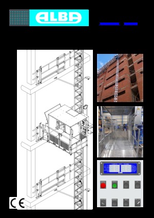 Ascenseurs industriels Alba PT-1200-2V