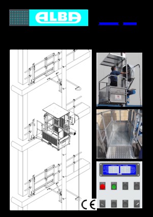 Ascenseurs industriels Alba PT-450-1V