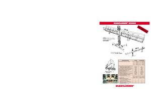Nacelles grimpantes à mâts Scanclimber SC 5000 E