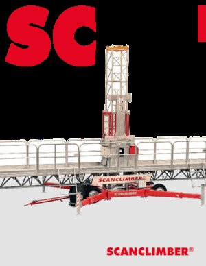 Nacelles grimpantes à mâts Scanclimber Centum SC10000