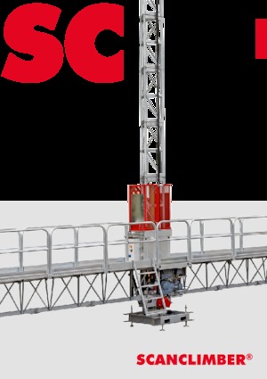 Nacelles grimpantes à mâts Scanclimber Luna SC3500L