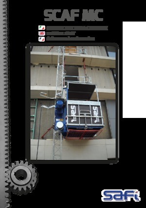 Ascenseurs industriels Safi SCAF MC/PC