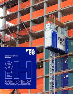 Nacelles grimpantes à mâts Fraco SEH 6000