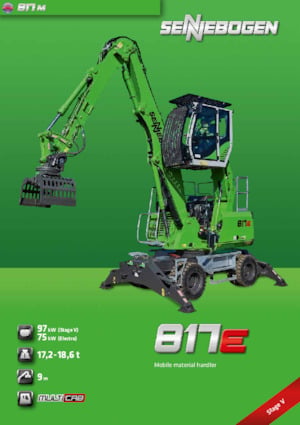 Manipulateurs de matériaux Sennebogen 817M E 