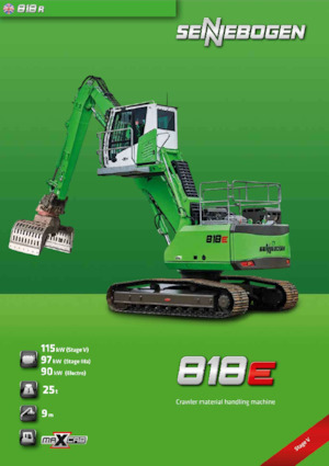 Manipulateurs de matériaux Sennebogen 818R E 