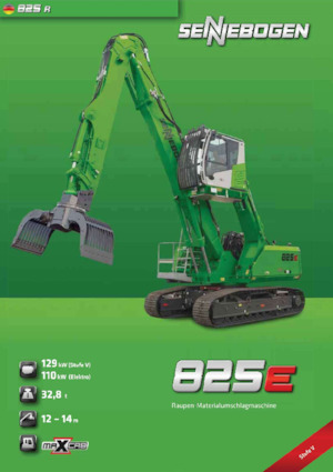 Manipulateurs de matériaux Sennebogen 825R E 