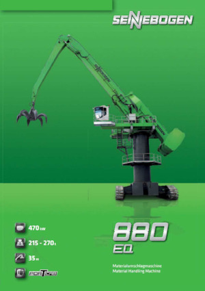 Manipulateurs de matériaux Sennebogen 880 EQ