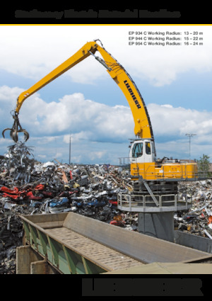 Manipulateurs de matériaux Liebherr EP 934 C Litronic