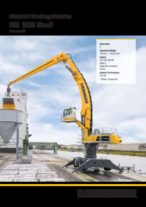 Manipulateurs de matériaux Liebherr LH 110 C High Rise Port Litronic