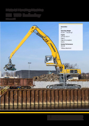 Manipulateurs de matériaux Liebherr LH 110 C High Rise Industry Litronic