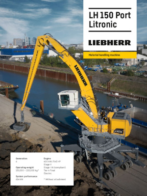 Manipulateurs de matériaux Liebherr LH 150 M Gantry Port Litronic