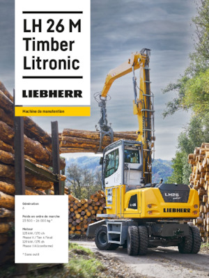 Manipulateurs de matériaux Liebherr LH 26 M Timber Litronic