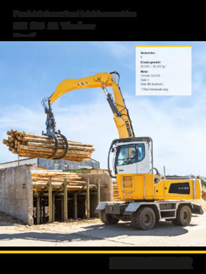 Manipulateurs de matériaux Liebherr LH 35 M Timber Litronic