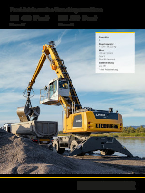 Manipulateurs de matériaux Liebherr LH 40 M Port Litronic