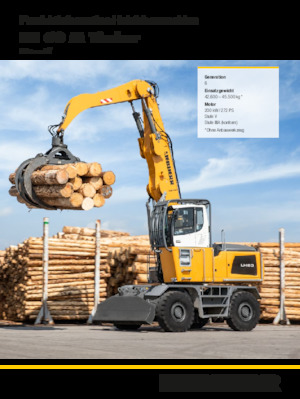 Manipulateurs de matériaux Liebherr LH 60 M Timber Litronic