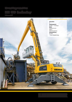 Manipulateurs de matériaux Liebherr LH 80 C High Rise Industry Litronic
