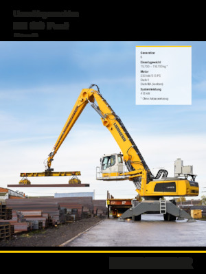 Manipulateurs de matériaux Liebherr LH 80 M Port Litronic