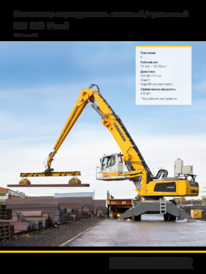 Manipulateurs de matériaux Liebherr LH 80 M High Rise Port Litronic