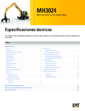 Manipulateurs de matériaux Caterpillar MH3024