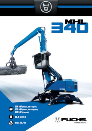 Manipulateurs de matériaux Terex-Fuchs MHL340 F