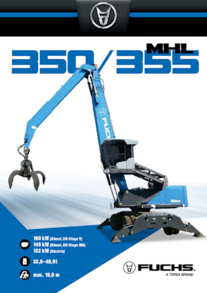 Manipulateurs de matériaux Terex-Fuchs MHL350 F