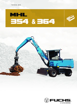Manipulateurs de matériaux Terex-Fuchs MHL354 F