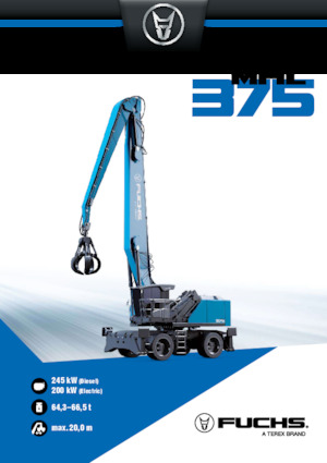 Manipulateurs de matériaux Terex-Fuchs MHL375 F