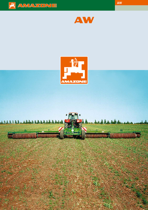 Rouleaux pour des champs et prairies Amazone AW 9400