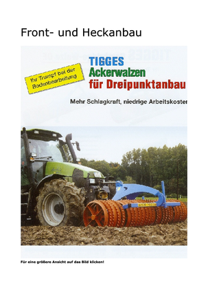 Rouleaux pour des champs et prairies Tigges DF 6-260 CRA