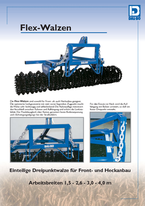 Rouleaux pour des champs et prairies DAL-BO Flex 4,0