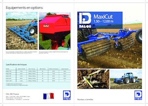Rouleaux pour des champs et prairies DAL-BO MaxiCut 150