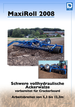 Rouleaux pour des champs et prairies DAL-BO MaxiRoll 760