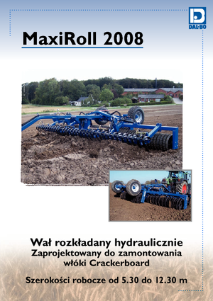 Rouleaux pour des champs et prairies DAL-BO MaxiRoll 760