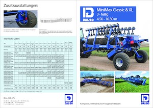 Rouleaux pour des champs et prairies DAL-BO MiniMax 950 CB