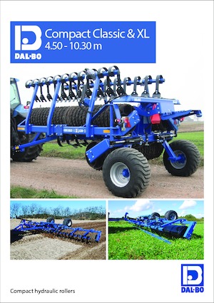 Rouleaux pour des champs et prairies DAL-BO MiniMax 950 CB