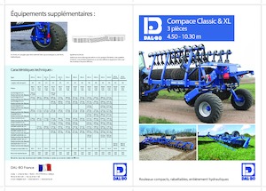 Rouleaux pour des champs et prairies DAL-BO MiniMax 950 CB