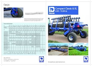 Rouleaux pour des champs et prairies DAL-BO MiniMax 830 CB