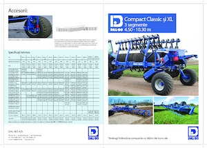 Rouleaux pour des champs et prairies DAL-BO MiniMax 830 CB
