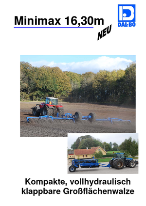 Rouleaux pour des champs et prairies DAL-BO MiniMax Classic 16.3