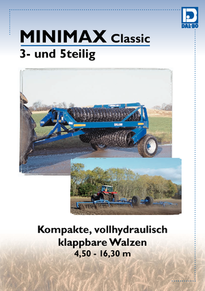 Rouleaux pour des champs et prairies DAL-BO MiniMax Classic 4,5