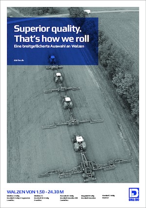 Rouleaux pour des champs et prairies DAL-BO MaxiRoll 1030 HD