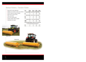 Rouleaux pour des champs et prairies Twose S-R 8